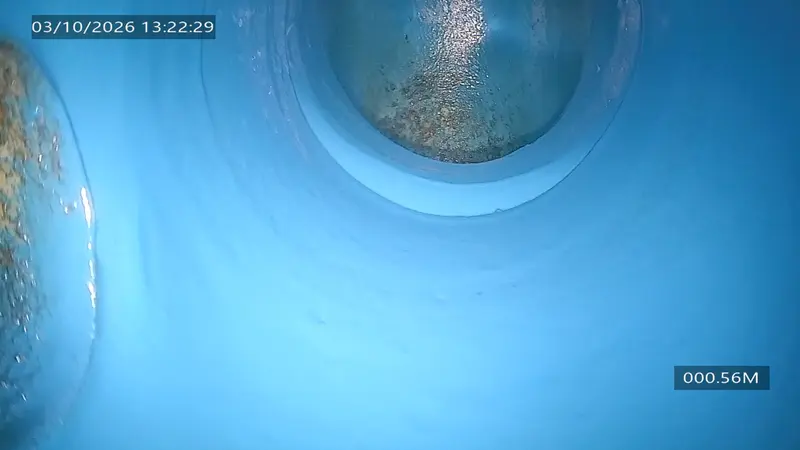 Tubazione ripristinata con tecnologia relining